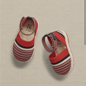 Banana Republic Baby Espadrilles-Rustic Orange, 6-12m- NWOT